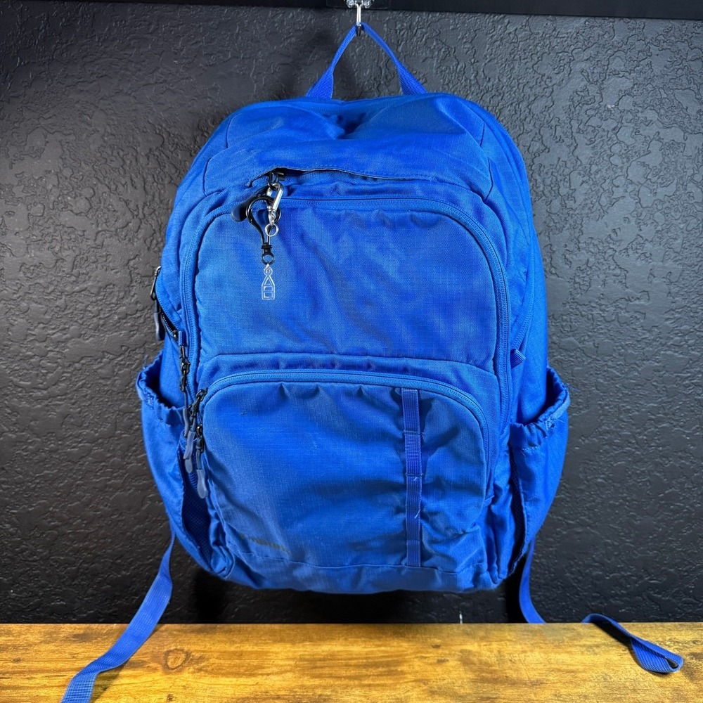 Embark Blue Nylon Multi-Compartment Backpack Unisex OS